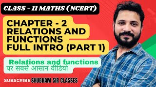 RELATIONS AND FUNCTIONS CLASS 11CLASS 11 CHAPTER 2DOMAIN CODOMAIN RANGE [upl. by Rochette13]