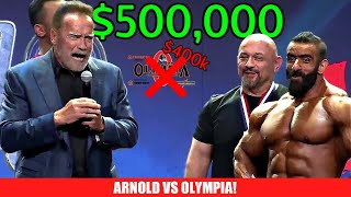 Did Arnold Schwarzenegger Just Declare War on the Mr Olympia [upl. by Yenohtna]