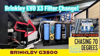 Quick How To First EVO X3 water filter change on the Brinkley [upl. by Omle]