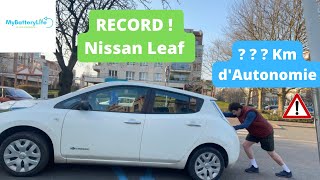 Combien de kilomètres en une Charge  Nissan Leaf 24 kWh 1 [upl. by Konrad]