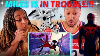 quotSPIDERMAN ACROSS THE SPIDERVERSEquot Official Trailer 2 REACTION [upl. by Eladroc]