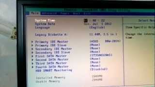 AMD Athlon 64 3000 Overclocked 2648 MHz [upl. by Ahsenev]