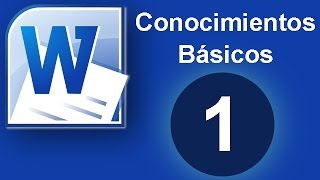 Tutorial Word Cap 1 Conocimientos Básicos [upl. by Damal346]