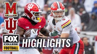 Maryland Terrapins vs Indiana Hoosiers Highlights  FOX College Football [upl. by Joshuah]