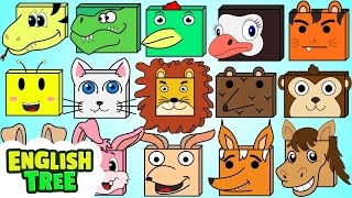 Animal Names Song 2  Wild Animal Names Song For Children [upl. by Algie]