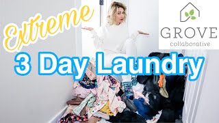 3 DAY LAUNDRY MOTIVATION  🧺 Get the Laundry Done With Me  GROVE HAUL  myrandaachvan [upl. by Kanor]