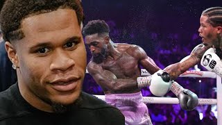 Devin Haney REACTS to Gervonta Davis BRUTAL KNOCKOUT of Frank Martin [upl. by Brunhilde]