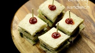 bombay veg sandwich recipe  veggie sandwich recipe [upl. by Avera]