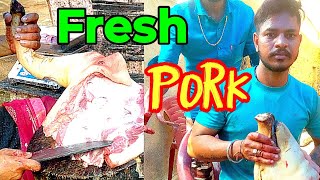 FRESH PORK CURRY  TASTY PORK RECIPE  PORK  PIG MEAT  TAMIL FOODZ TamilFoodz [upl. by Enovaj405]