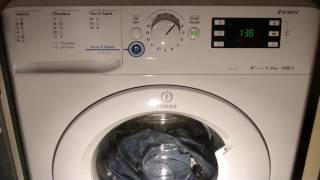 Washing Machine Indesit XWE 61452  quotProgram 3quot [upl. by Nessie437]