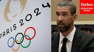 Michael Phelps amp Other Olympians Testify To Congress About AntiDoping Efforts Before 2024 Olympics [upl. by Yditsahc]