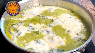 Pollo Con Rajas y Crema [upl. by Ahseeyt977]