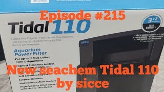 seachem Tidal 110 by sicce Installed on a 55 gallon aquarium [upl. by Oicapot261]