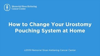 How to Change Your Urostomy Pouching System at Home [upl. by Ennairek752]