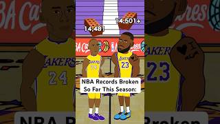 NBA Records Broken So Far This Season nba [upl. by Llerahs]