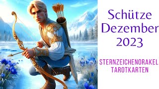 Monatsbotschaft Schütze ♐ Dezember Orakel 2023  Inspiration und Zuwachs [upl. by Laoj]