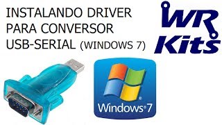 INSTALANDO DRIVER PARA CONVERSOR USBSERIAL WINDOWS 7 amp 8 [upl. by Blaseio348]