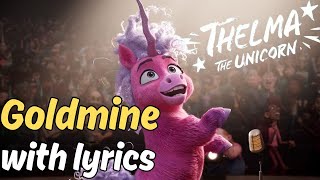 Goldmine With Lyrics by Brittany Howard  Thelma The Unicorn  Original Motion Picture Soundtrack [upl. by Annahvas349]