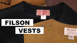 Three Filson Vests Which one is right for you [upl. by Keung422]