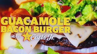 Carls Jr Commercial 2024  USA • Guac Bacon Burger [upl. by Suilenrac93]