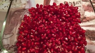 Jak obrać owoc granatu How to peel a pomegranate  Jola Gotuje [upl. by Saref]