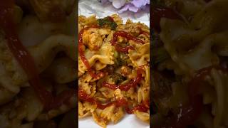 Spicy Bow Tie Pasta  Spicy Bow Tie Pasta Recipe  Easy Homemade Pasta With Red Sauce [upl. by Alphonsa]