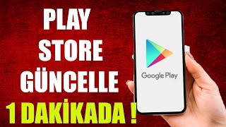 GOOGLE PLAY STORE NASIL GÜNCELLENİR   1 DAKİKADA [upl. by Ahsinrat]