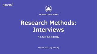 Research Methods Interviews Sociology Theory amp Methods [upl. by Anik607]