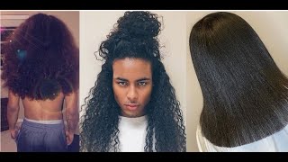 Black Male Natural Long Hair Transformation New 2021 [upl. by Naols]