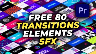 Transitions Elements amp SFx for Premiere Pro [upl. by Hairej]