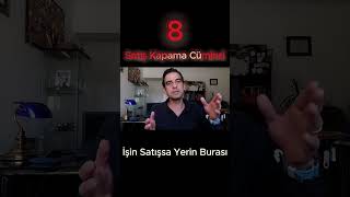 Satış Kapama Cümleleri 8 satışteknikleri satıştuyoları pazarlama [upl. by Verdha]