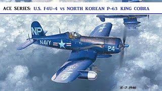 iL2 1946 ACE SERIES US F4U4 vs NKPAF P63 King Cobra il21946 [upl. by Bandler499]