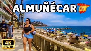 🇪🇸4K ALMUÑÉCAR  The Most Beautiful Beach Town on Costa Tropical  Spain Andalucía [upl. by Ahsika]