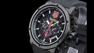 TechnoSport TS9002 Mens 48mm Swiss Multifunction Strap Watch [upl. by Orihakat]