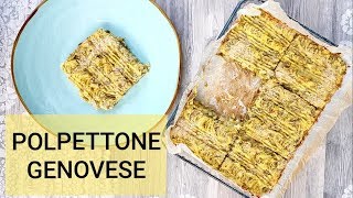 POLPETTONE GENOVESE con PATATE e FAGIOLINI  SFORMATO DI PATATE LEGGERO e GUSTOSO [upl. by Llovera]