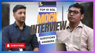 Sql Interview Question and answer for Fresher  SQL Interview Preparation  SQL Live Mock Interview [upl. by Eniarda611]