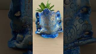 Diy Make Clay Vase Craft l Home Decorshorts youtubeshorts [upl. by Laughry5]