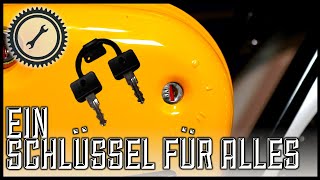 Simson Sicherheitsschloss  Einbau und Verkabelung [upl. by Tibbs]