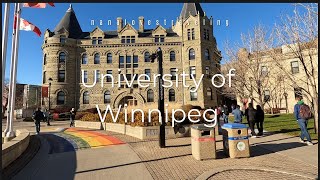 University of Winnipeg  Balmoral Street  walking tour [upl. by Ennaer]