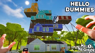 HELLO NEIGHBOR  HELLO DUMMIES MOD GAMEPLAY WALKTHROUGH [upl. by Orimlede62]