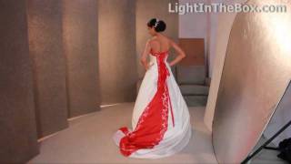 Wedding Gown Photo Shoot From LightInTheBox [upl. by Aremmat]