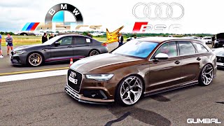 THE ULTIMATE RIVALRY  BMW M5 CS vs Audi RS6 Avant C7 bmw audi [upl. by Edobalo30]