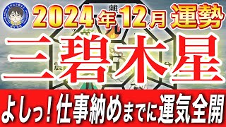 【運勢】2024年ラストスパート！三碧木星が今月迎える挑戦と成長【九星気学鑑定士夏目晃丞の九星気学】 [upl. by Siloa]