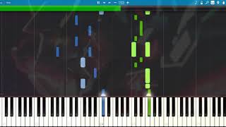 Synthesia SawanoHiroyukinZkTielle  Cage Piano Mobile Suit Gundam Narrative [upl. by Adnauqaj926]