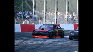 Agassiz Speedway Sept 21 Mini Stock Car 74 onboard [upl. by Anawahs]