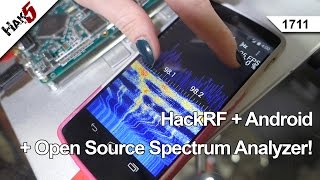 HackRF  Android  Open Source Spectrum Analyzer Hak5 1711 [upl. by Ralleigh]