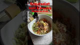 Krautsalat bunt und knackig  Fitness Food mit Vitamine selber machen [upl. by Noiro829]