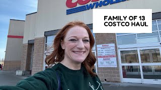 FAMILY OF 13 COSTCO HAUL [upl. by Randolf]