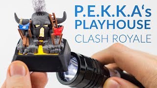 PEKKAs Playhouse Clash Royale – Polymer Clay Tutorial [upl. by Enaols]