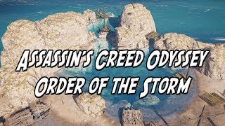 Assassins Creed Odyssey Order of the Storm Shipwreck Cove Ancient Cultist Clue Location [upl. by Drusus]